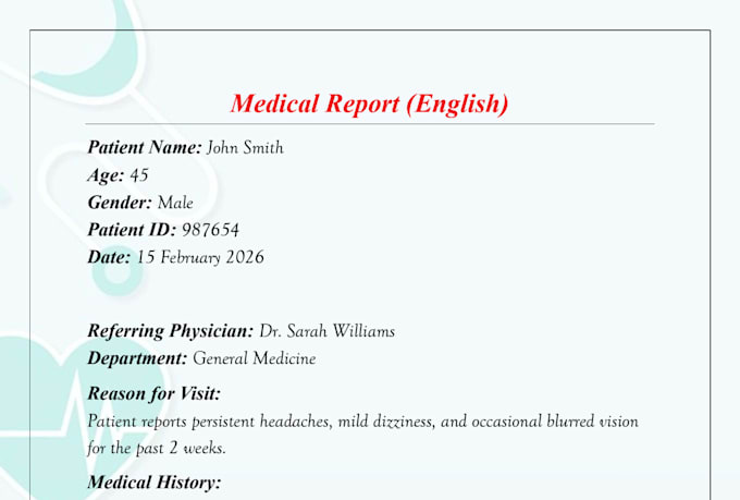 do hospital documents translation